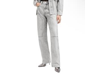 All saints Mia carpenter silver coated jeans sz 28